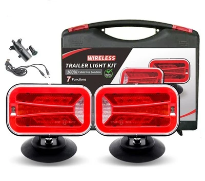 Luces magnéticas inalámbricas para remolque